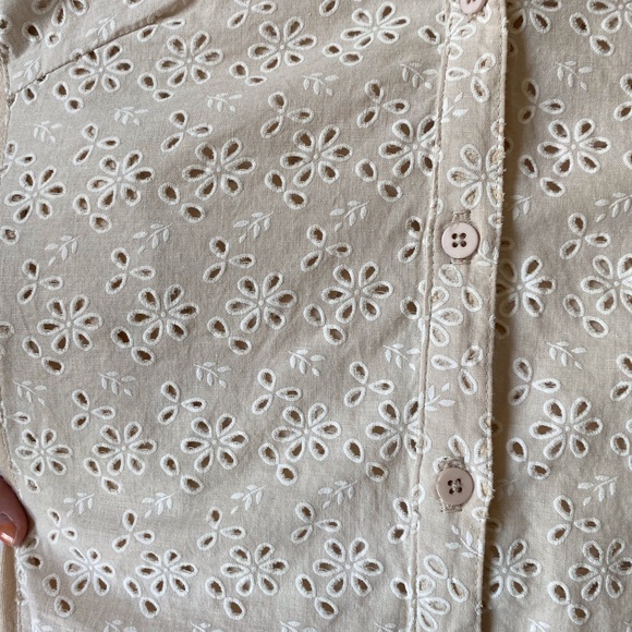 Anthropologie NWT Fei Marrow Eyelet Blouse - Picture 6 of 7